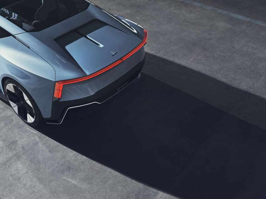 Polestar O<sub>2</sub> concept revealed – electric roadster based on Polestar 5 with bonded aluminium structure, drone 1423608