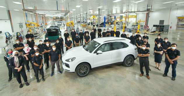 Porsche Cayenne CKD – The 1,000th vehicle rolled off the road at Sime Darby's assembly facility in Kulim, Kedah;  from RM575k