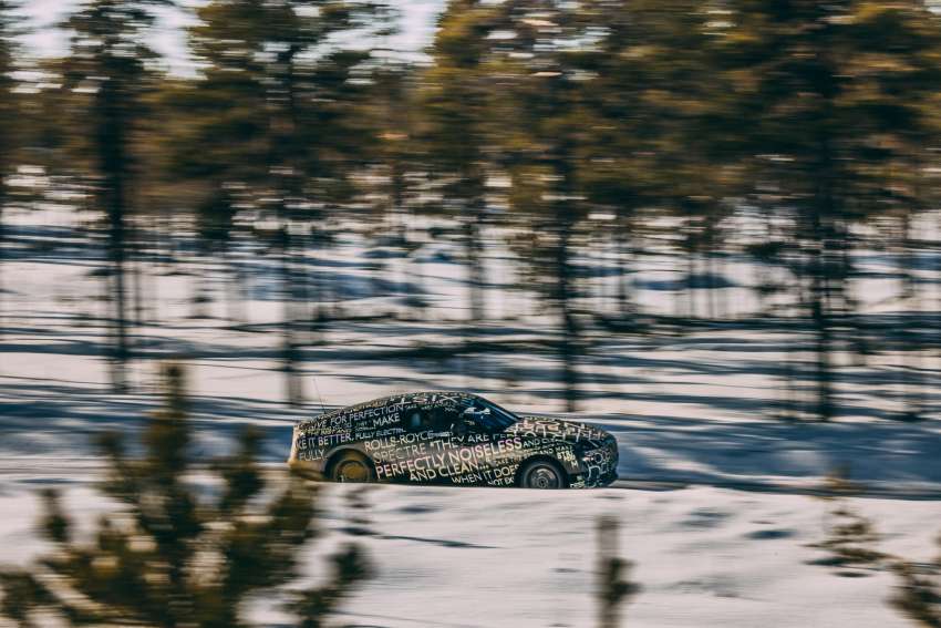 Rolls-Royce Spectre concludes winter testing – 25% of 2.5 million km testing programme done; 2023 launch 1438017