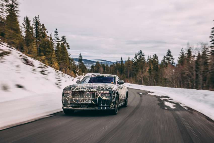 Rolls-Royce Spectre concludes winter testing – 25% of 2.5 million km testing programme done; 2023 launch 1438007