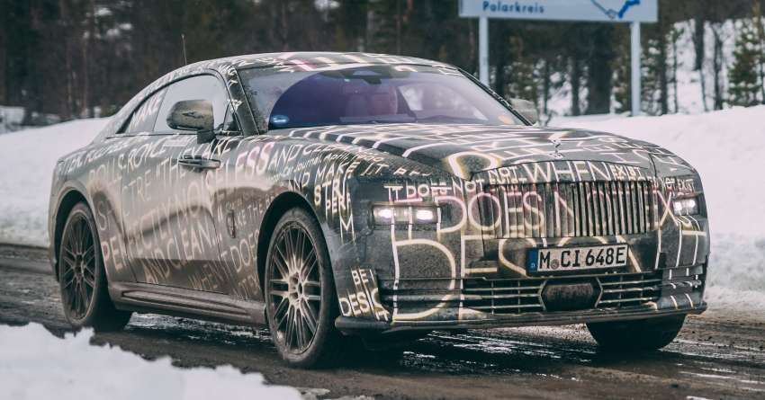 Rolls-Royce Spectre concludes winter testing – 25% of 2.5 million km testing programme done; 2023 launch 1438008