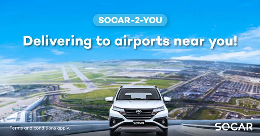 AD: Ready for the holidays? SOCAR arrives in Kota Kinabalu – now with SOCAR-2-YOU airport delivery! 1434098