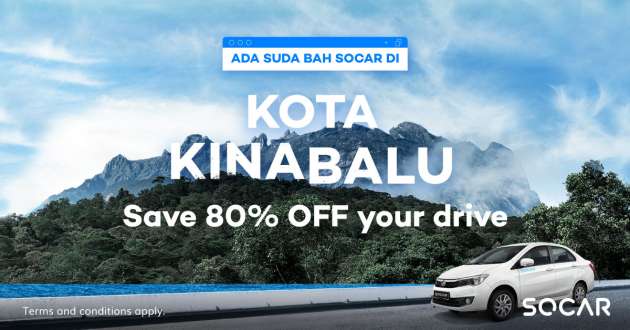 AD: Ready for the holidays? SOCAR arrives in Kota Kinabalu – now with SOCAR-2-YOU airport delivery!