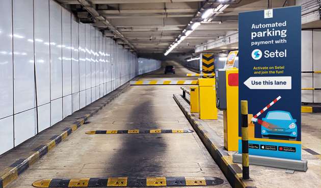 Setel automated parking payment available at KLCC