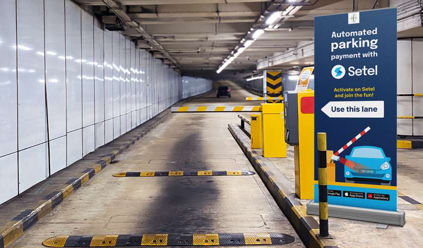 Setel automated parking payment available at KLCC 1423188