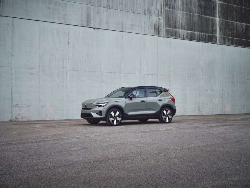 Volvo XC40 facelift revealed with C40 face; C40 EV also gets new single-motor variant with 434 km range 1428681