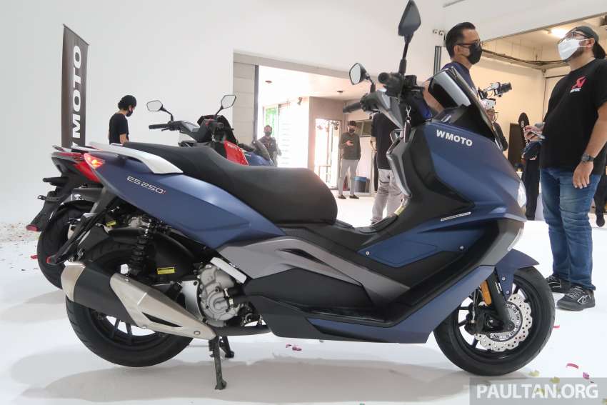 2022 WMoto ES250i scooter in Malaysia –  priced at RM13,888, two-channel ABS, smart key, TPMS 1436018