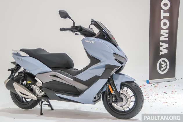 2022 WMoto ES250i 踏板车在马来西亚 – 售价 RM13,888，双通道 ABS，智能钥匙，TPMS – paultan.org – Paul Tan 汽车新闻
