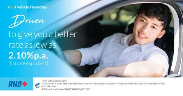 AD: Enjoy extra savings and more flexibility with RHB Variable Rate auto financing for new and used cars