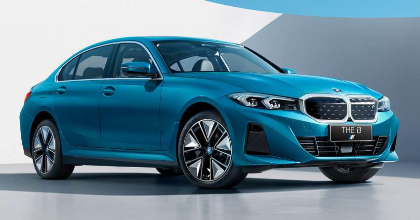 2022 BMW 3 Series facelift – new pictures, including updated interior of i3 EV sedan; widescreen display Image #1439814