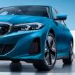 2022 BMW 3 Series facelift – new pictures, including updated interior of i3 EV sedan; widescreen display