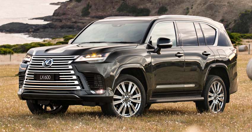 2022 Lexus LX flagship SUV launched in Australia – LX 500d, LX 600, ultra luxe 4-seater on offer; from RM466k 1445369