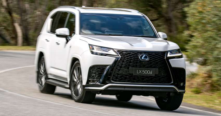 2022 Lexus LX flagship SUV launched in Australia – LX 500d, LX 600, ultra luxe 4-seater on offer; from RM466k 1445374
