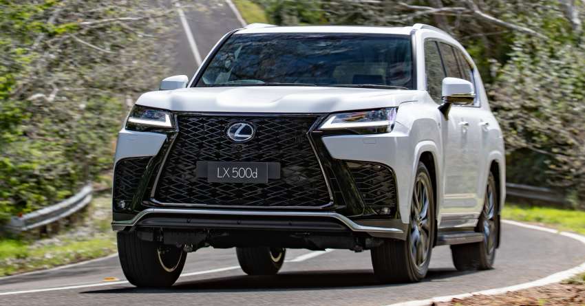 2022 Lexus LX flagship SUV launched in Australia – LX 500d, LX 600, ultra luxe 4-seater on offer; from RM466k 1445375