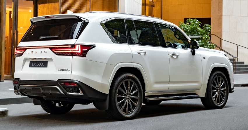2022 Lexus LX flagship SUV launched in Australia – LX 500d, LX 600, ultra luxe 4-seater on offer; from RM466k 1445377