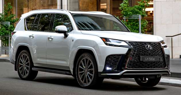 2022 Lexus LX flagship SUV launched in Australia – LX 500d, LX 600, ultra luxe 4-seater on offer; from RM466k