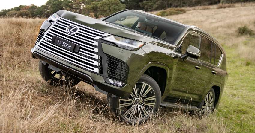 2022 Lexus LX flagship SUV launched in Australia – LX 500d, LX 600, ultra luxe 4-seater on offer; from RM466k 1445367
