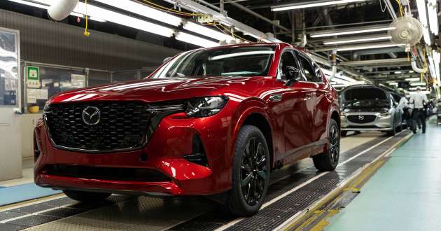 2022 Mazda CX-60 mass production begins in Japan