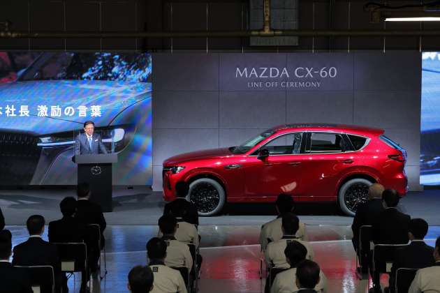 2022 Mazda CX-60 mass production begins in Japan