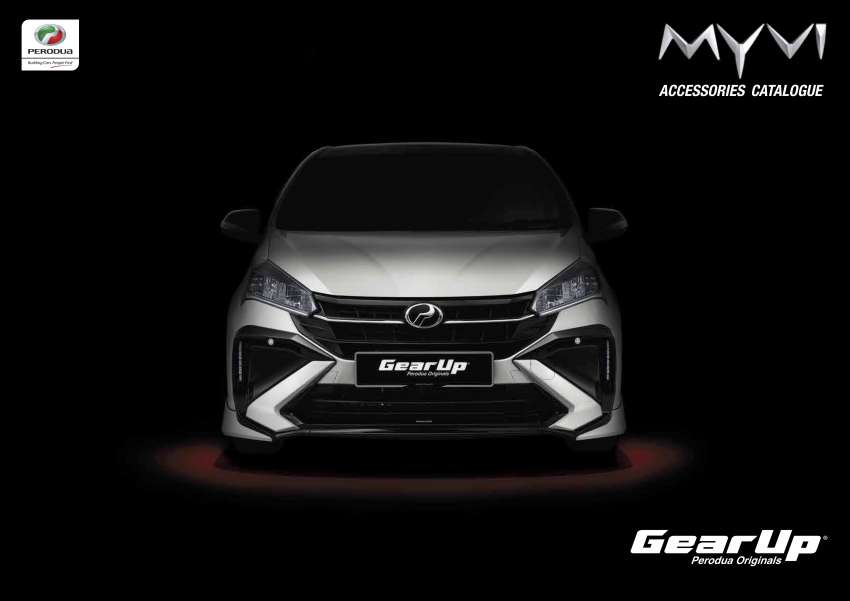 2022 Perodua Myvi GearUp – official price list and brochure for Ace bodykit, optional accessories 1444692