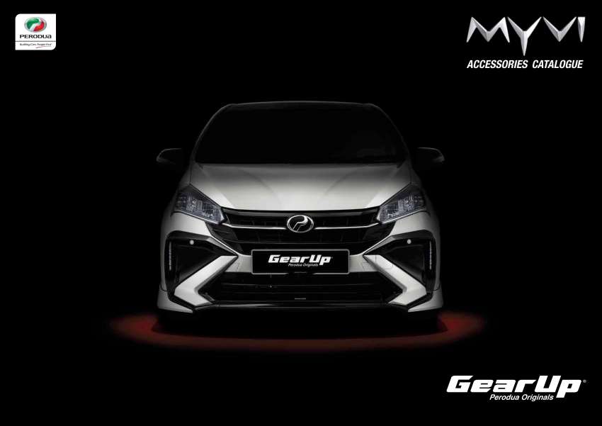 Perodua Myvi GearUp 2022 – senarai harga rasmi dan brosur untuk kit badan Ace dan aksesori pilihan lain 1444772