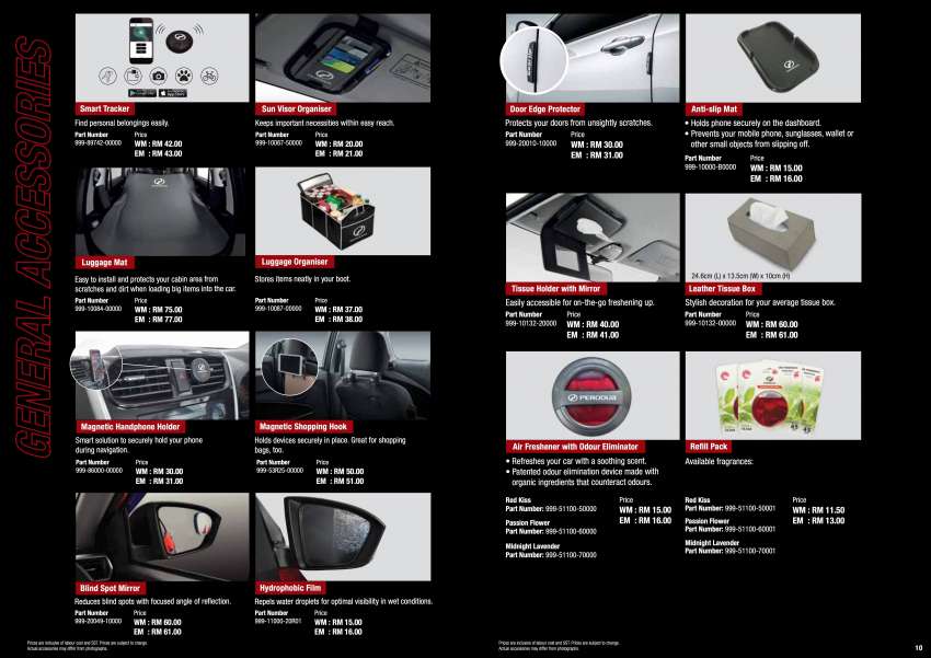Perodua Myvi GearUp 2022 – senarai harga rasmi dan brosur untuk kit badan Ace dan aksesori pilihan lain 1444785