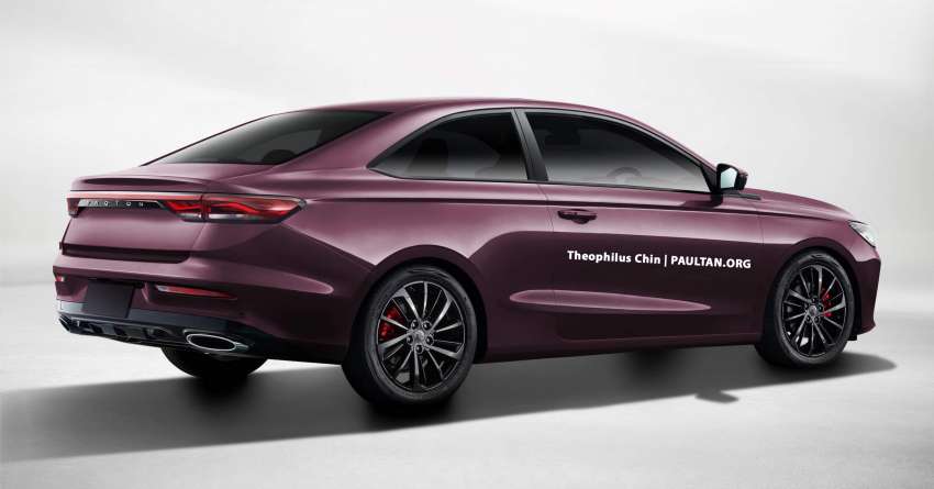 2022 Proton Putra rendered, based on Geely Emgrand 1441935