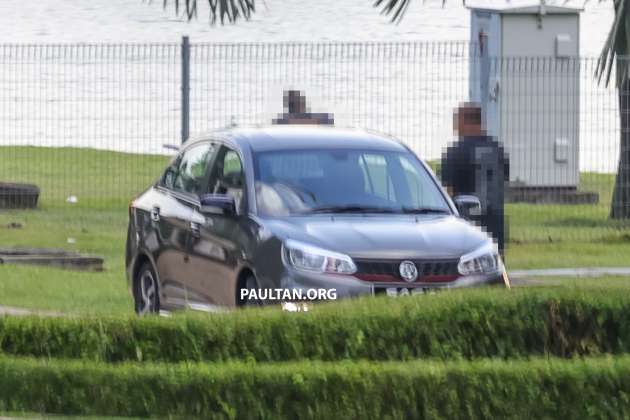 2022 Proton Saga MC2 spyshots – new grille, wheels