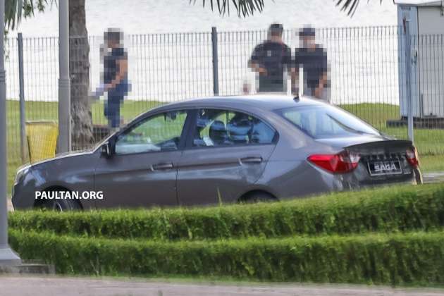 2022 Proton Saga MC2 spyshots – new grille, wheels