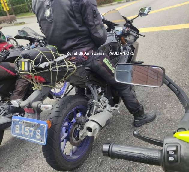 2022 Yamaha YZF-R15 V4 spotted testing in Malaysia