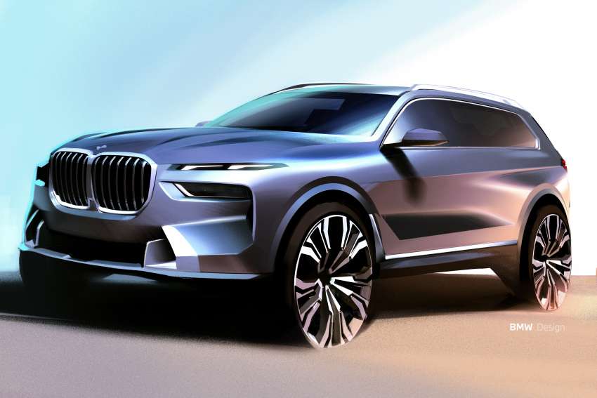 2023 BMW X7 facelift – G07 LCI gets split headlights, illuminated grille, 23-inch wheels, mild hybrid engines 1443324