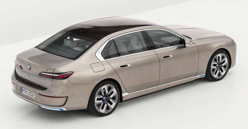 2023 BMW i7 – first all-electric 7 Series; xDrive60 with 544 PS, 745 Nm, 625 km EV range, 101.7-kWh battery 1446686
