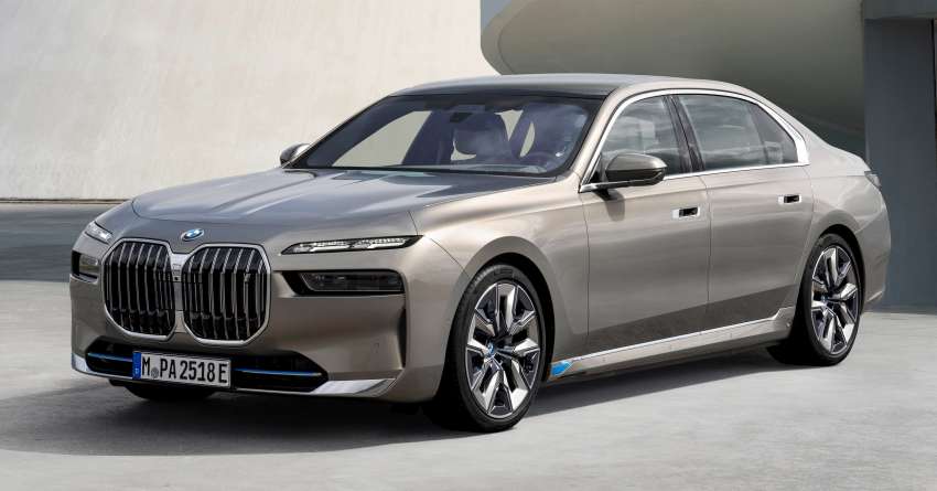 2023 BMW i7 – first all-electric 7 Series; xDrive60 with 544 PS, 745 Nm, 625 km EV range, 101.7-kWh battery Image #1446688