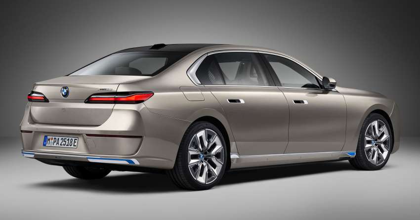 2023 BMW i7 – first all-electric 7 Series; xDrive60 with 544 PS, 745 Nm, 625 km EV range, 101.7-kWh battery Image #1446668