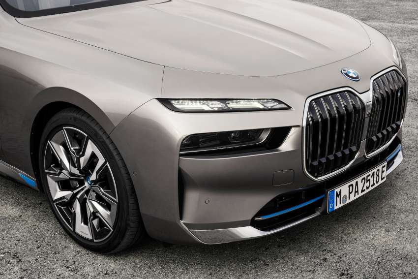 2023 BMW i7 – first all-electric 7 Series; xDrive60 with 544 PS, 745 Nm, 625 km EV range, 101.7-kWh battery Image #1446714