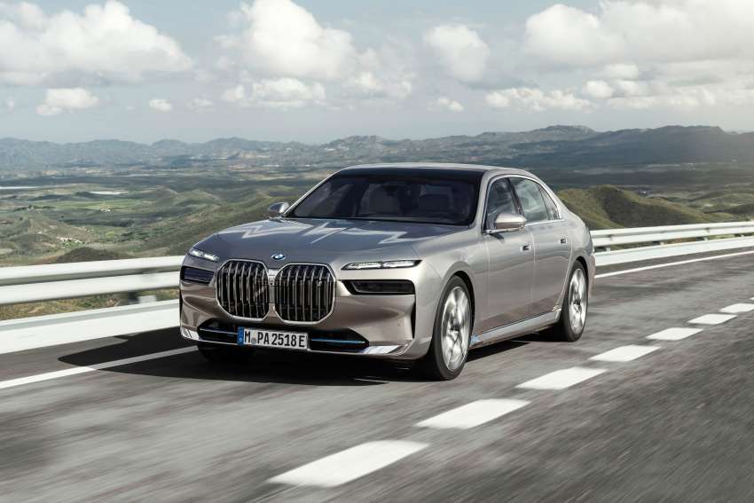 2023 BMW i7 – first all-electric 7 Series; xDrive60 with 544 PS, 745 Nm, 625 km EV range, 101.7-kWh battery 1446721