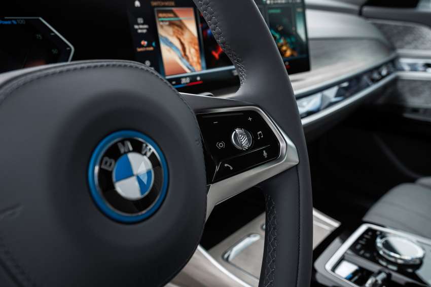 2023 BMW i7 – first all-electric 7 Series; xDrive60 with 544 PS, 745 Nm, 625 km EV range, 101.7-kWh battery Image #1446752
