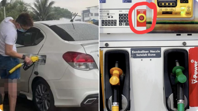 Press the fuel pump’s E-Stop button to prevent SG cars from using RON 95 petrol? Please don’t do that