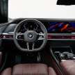 BMW 7 Series G70 2023 diperkenal – konsep rekaan baru, lampu Swarovski, TV 8K 31 inci di belakang