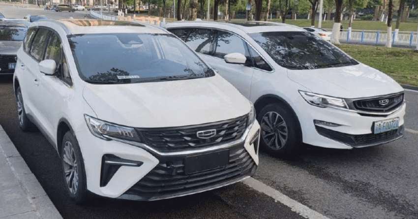 Geely Jiaji facelift spotted in China – Proton’s Infinite Weave grille seen on MPV, along with revised interior 1440838