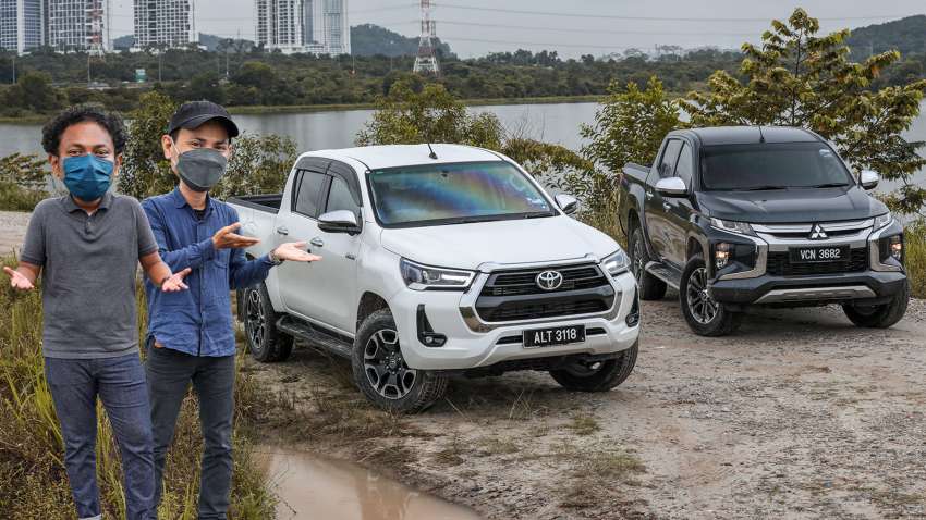 VIDEO: Toyota Hilux 2.4V vs Mitsubishi Triton 2.4 A/T Premium – trak pikap mana lebih berbaloi di Malaysia? 1448608