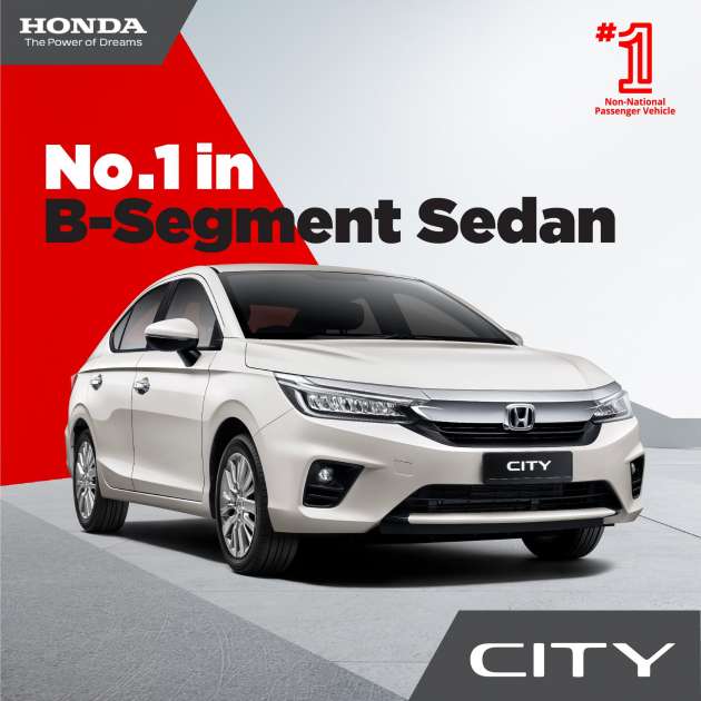 Honda City – bestselling B-segment sedan in Malaysia