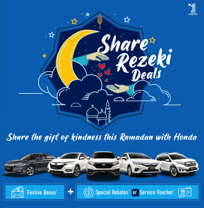 Honda Malaysia’s ‘Share Rezeki Deals’ promotion for April 2022 offers total rewards of up to RM4,000 1440742
