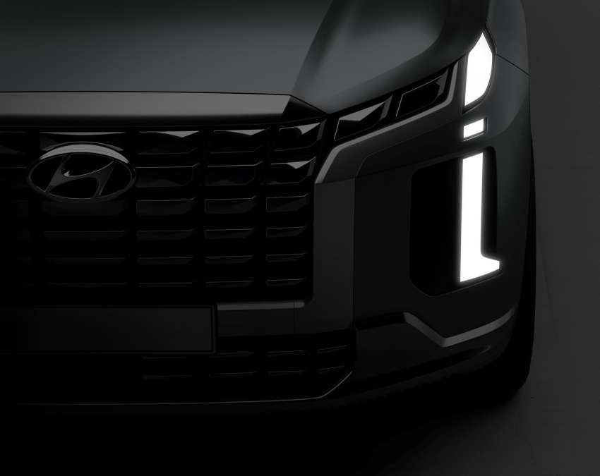 2023 Hyundai Palisade facelift official teaser released – big SUV making world debut at NY show on April 13 Image #1441029