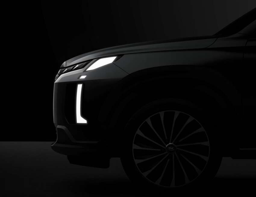 2023 Hyundai Palisade facelift official teaser released – big SUV making world debut at NY show on April 13 1441030