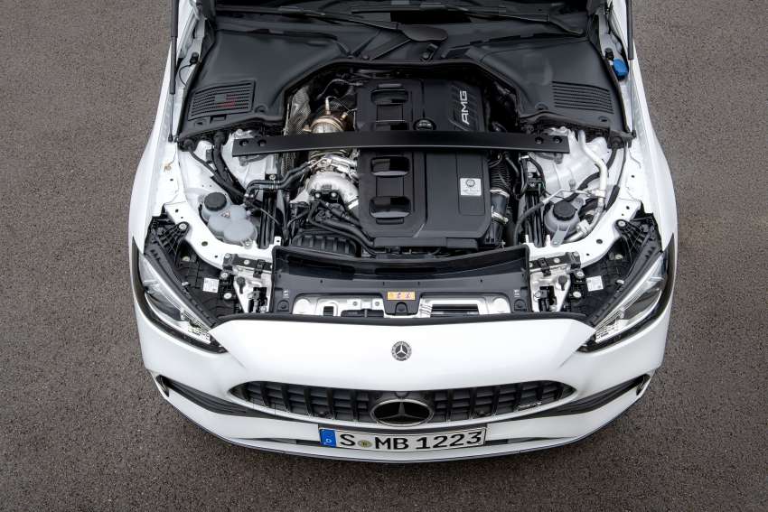 Mercedes-AMG C 43 4Matic W206 – kini guna enjin 2.0L turbo elektrik, 408 PS/500 Nm, ganti enjin V6 1449778