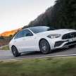 W206 Mercedes-AMG C43 4Matic – 2.0T four-cylinder replaces 3.0T V6; 408 PS, 500 Nm with electric turbo