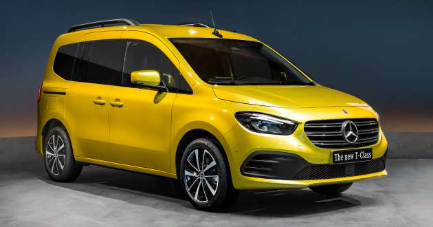 Mercedes-Benz T-Class – 5-seat small van; smaller than a V-Class; petrol and diesel first, EQT EV later