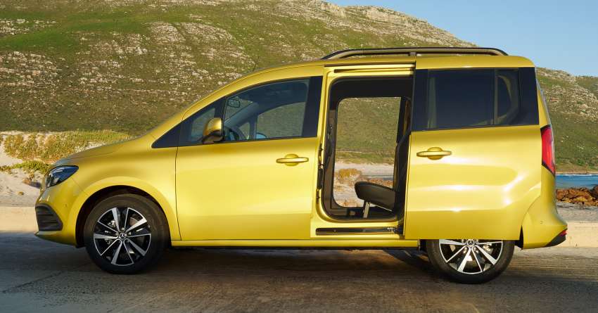 Mercedes-Benz T-Class – 5-seat small van; smaller than a V-Class; petrol and diesel first, EQT EV later 1449586