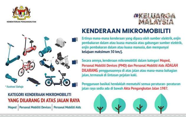 Mudahkan penggunaan kenderaan mikromobiliti, bukan haramkannya – Datuk Seri Najib Tun Razak